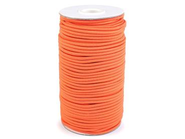 Gummikordel rund Ø3 mm MAGGIE - Orange